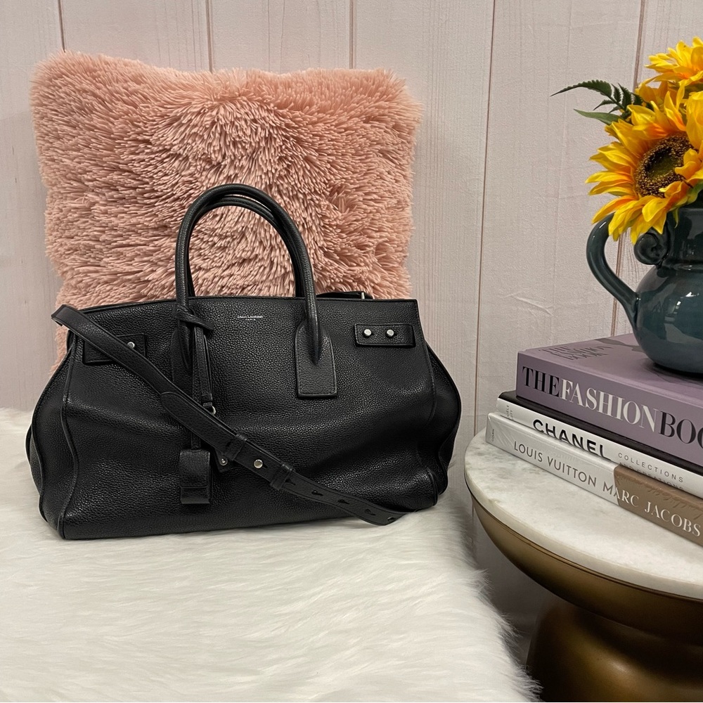 Saint Laurent Sac de Jour Medium Grained Leather